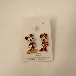 BaubleBar Disney Mickey and Minnie Crystal Earrings